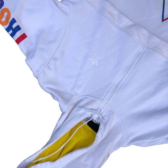 2019 Adidas X Pharrell 3-Stripes Sweatshirt White Medium - Picture 7 of 14